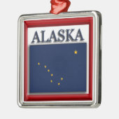 Alaska Staatsflagge Weihnachtsschmuck (Links)