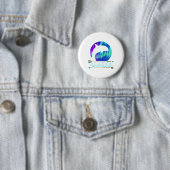 Alaska Staatsstolz Alaska Nordlichter Alaskan Button (Beispiel)