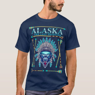 Alaska Staatsstolz Alaska Nordlichter Alaskan T-Shirt