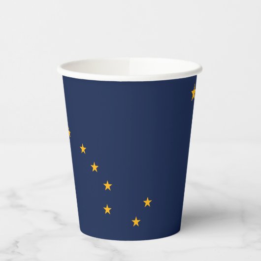 Alaska State Flag Paper Cups Pappbecher (Links)