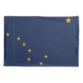 Alaska State Flag Print Patriotc Kissenbezug (Rückseite)