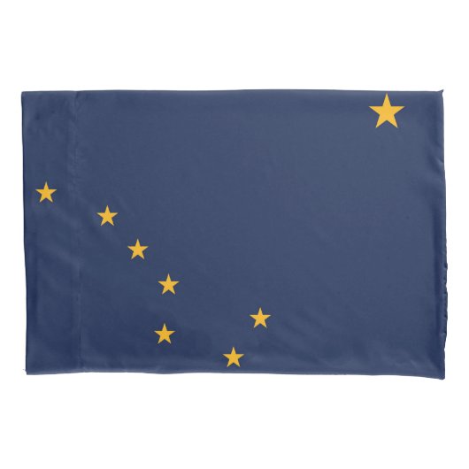 Alaska State Flag Print Patriotc Kissenbezug (Vorderseite)