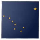 Alaska State Flag Tile Fliese (Vorderseite)