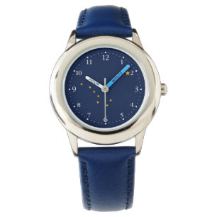 Alaska State Flag Watch Armbanduhr