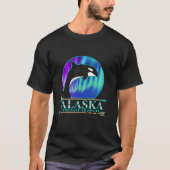 Alaska State Pride Alaska Northern Lights Alaskan T-Shirt (Vorderseite)