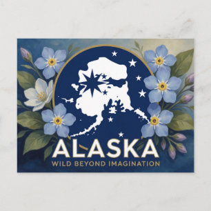 Alaska State Pride ✦ Erbe der letzten Grenze Postkarte