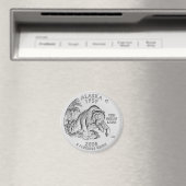 Alaska State Quarter Magnetk (wird oft als "Alaska Magnet (In Situ (Geschirrspüler))