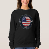 Alaska State Souvenir Retro Graphic Sweatshirt (Vorderseite)