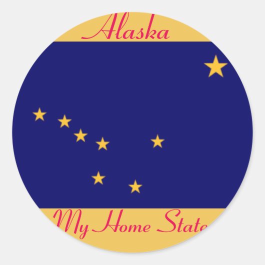 Alaska Sticker (Vorderseite)