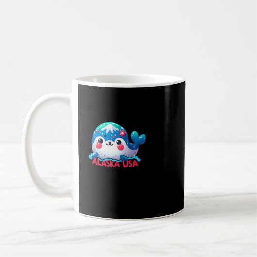 Alaska Sticker Kaffeetasse (Links)