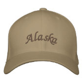 Alaska-StickHat Bestickte Kappe (Vorderseite)