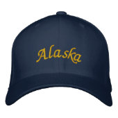Alaska-StickHat Bestickte Kappe (Vorderseite)
