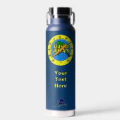 Alaska Stöhn Thermometer Trinkflasche (Vorne)