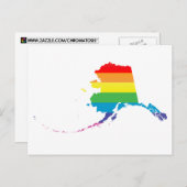alaska Stolz. Postkarte (Vorne/Hinten)