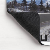 Alaska-Strecke 1, DENALI LANDSTRASSE Mousepad (Ecke)
