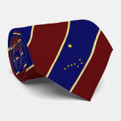 Alaska stripes Flagge Krawatte (Gerollt)