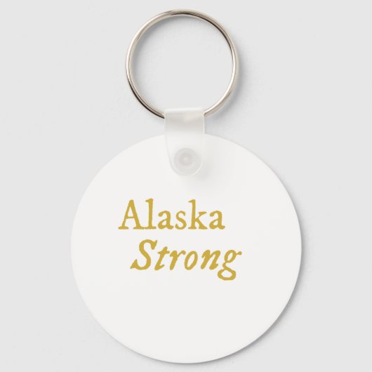 Alaska Strong Schlüsselanhänger (Vorderseite)