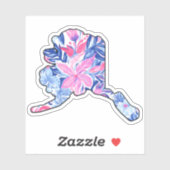 Alaska Summer - LilInspiriert - 3" x 3" Aufkleber (Blatt)