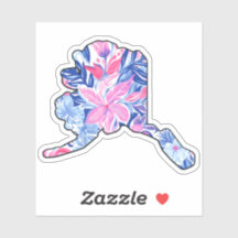 Alaska Summer - LilInspiriert - 3" x 3" Aufkleber