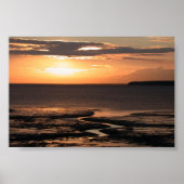 Alaska Sunset @ Cook Inlet Poster (Vorne)