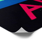 Alaska Taku Glacier Vintage Travel Poster (Ecke)