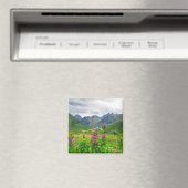Alaska-Tal-Wildblumen Magnet (In Situ (Geschirrspüler))