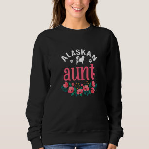 Alaska-Tante-Hund-Frauen-Hundebesitzer-Weihnachten Sweatshirt
