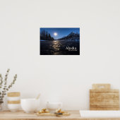 Alaska-Tanz im Mondschein Poster (Küche)