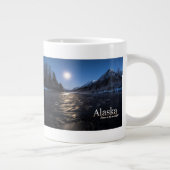 Alaska tanzt im Mondlicht Jumbo-Tasse (Rechts)