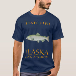 Alaska Territorium Fisch Der König Lachs T-Shirt