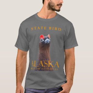 Alaska-Territorium-Vogel Das Weidengrünhuhn T-Shirt
