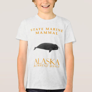 Alaska Territory Marine Mammal The Bowhead Whale Tri-Blend Shirt