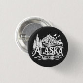 Alaska The Last Frontier Button (Vorne & Hinten)
