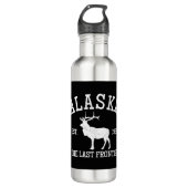 Alaska The Last Frontier Edelstahlflasche (Vorderseite)