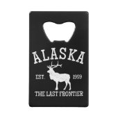 Alaska The Last Frontier Geldbeutel Flaschenöffner (Rückseite)