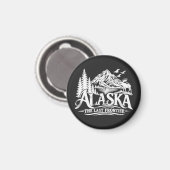 Alaska The Last Frontier Magnet (Vorderseite/Rückseite)