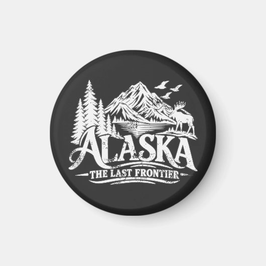 Alaska The Last Frontier Magnet (Vorne)