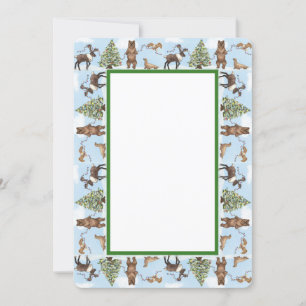 Alaska-Themenurlaubskarte Einladung