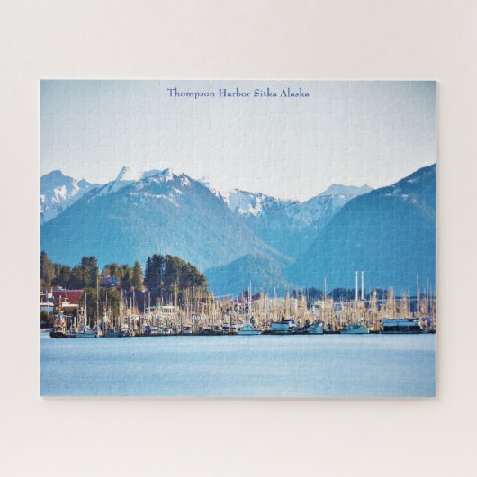 Alaska Thompson Harbour Sitka Puzzle (Horizontal)
