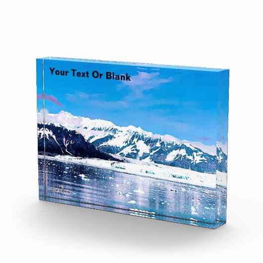 Alaska Tidewater Glacier Fotoblock (Rechts)