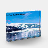 Alaska Tidewater Glacier Fotoblock (Links)