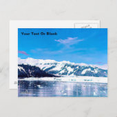 Alaska Tidewater Glacier Postkarte (Vorne/Hinten)