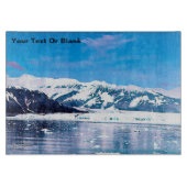 Alaska Tidewater Glacier Schneidebrett (Vorderseite)