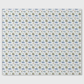 Alaska Tier-Toile (Originalfarben)  Geschenkpapier (Flach)