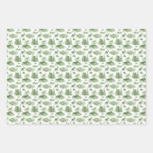 Alaska Toile-Wrap-Papier Geschenkpapier Set (Vorderseite 2)