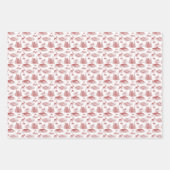 Alaska Toile Wrapping Paper Geschenkpapier Set (Vorderseite)