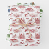 Alaska Toile Wrapping Paper Geschenkpapier Set (Beispiel)