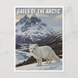 Alaska Tore des Arktischen Nationalparks Postkarte