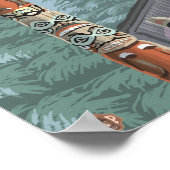 Alaska Totem Poles - Ketchikan, Alaska Poster (Ecke)