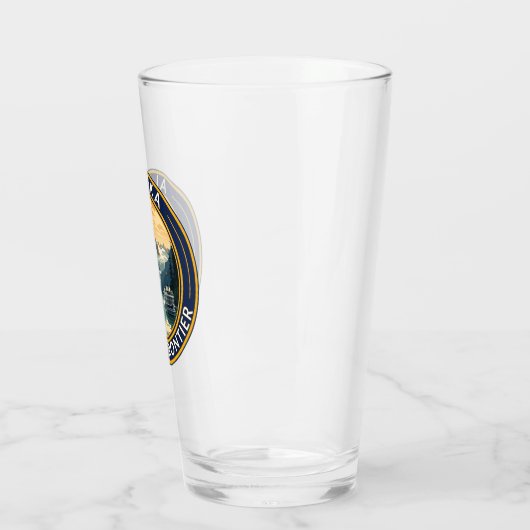 Alaska Travel Art Abzeichen Glas (Links)